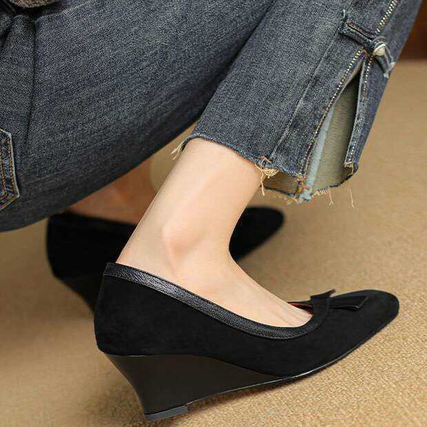 High Heel Women's Fashion Shoes: Unique France Style Versatile Black Coffee 77e3