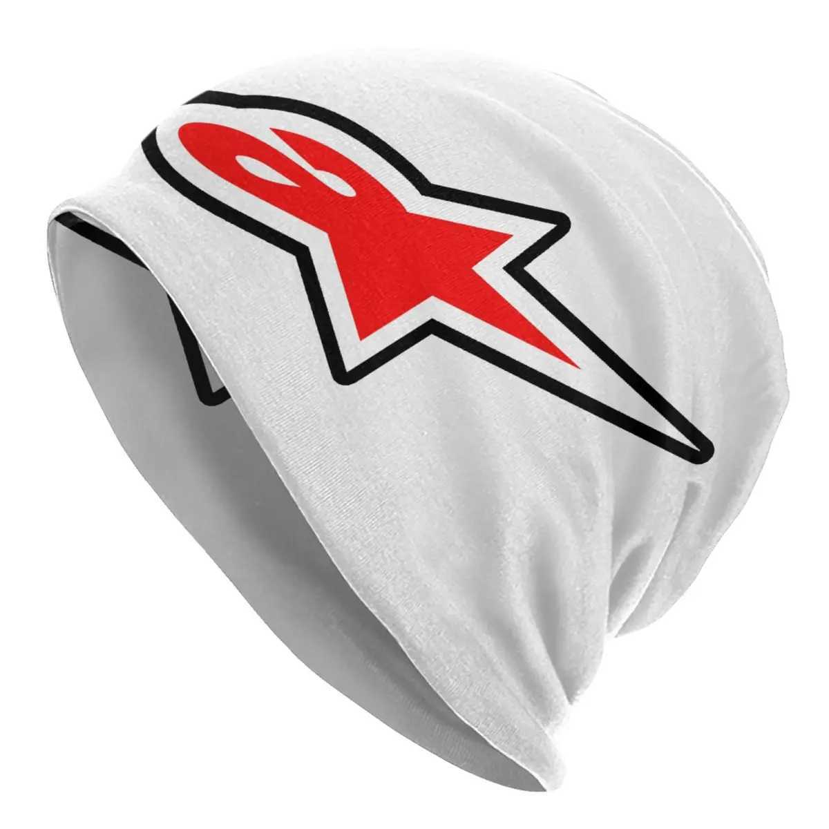 Motocross Enduro Cross Hat Knitted Hat Mens Fashion Neutral Warm Winter Skull Hat W241017