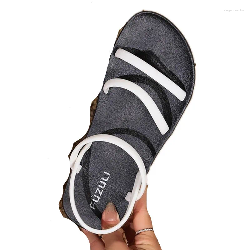 2025 S Fashion Designer Sandals Women S Shoes Summer Square Toe Low Heel Roman Casual Ladies Plus Size Female Sandalias