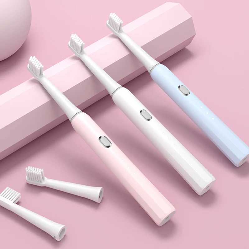 New Arrival Sonic rechargeable electric toothbrush 4 8 adult accessory head 2-minute smart timer IPX7 waterproof G241017