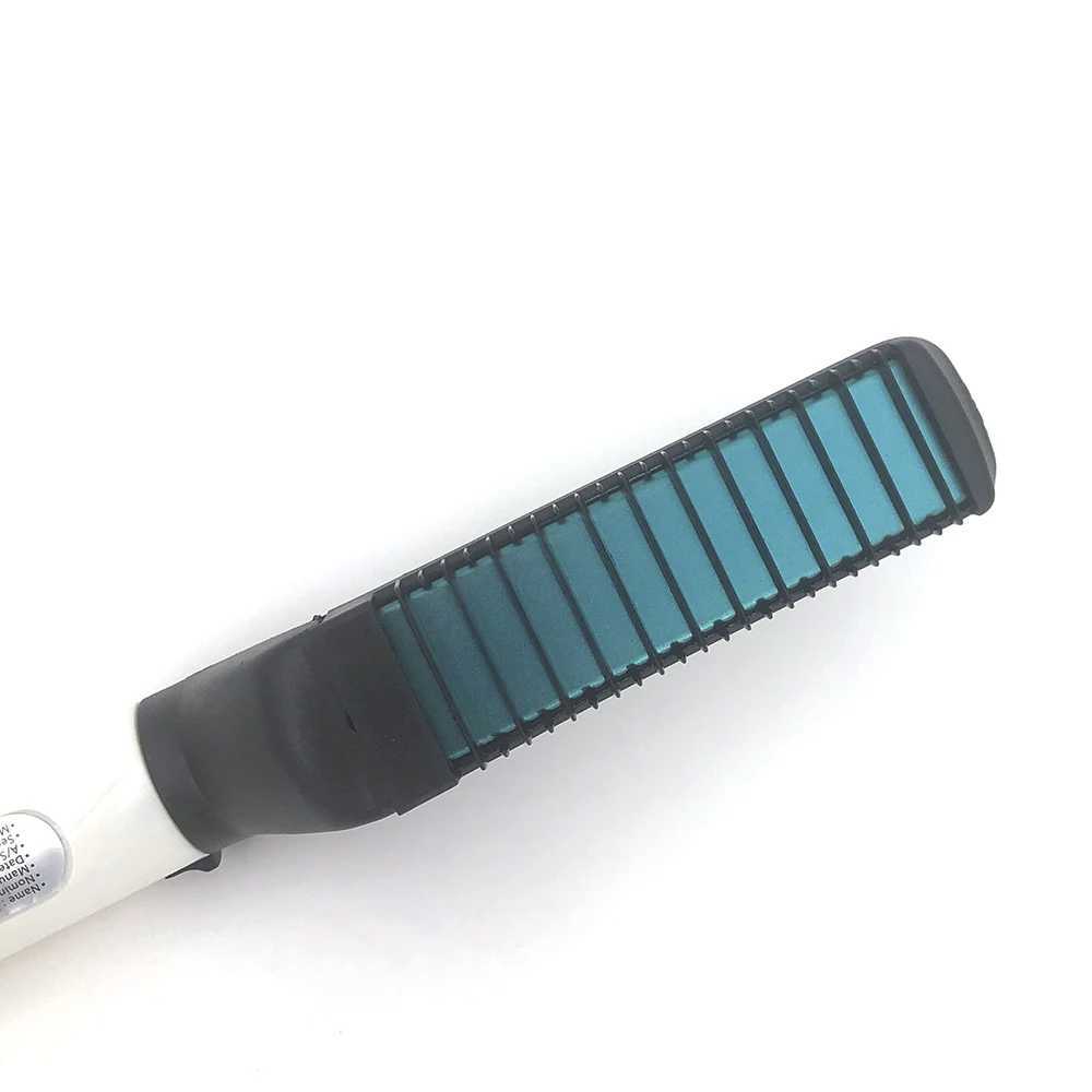 Multifunctional Electric Hair Comb Brush Beard Straightener Beard Straightening Comb Straight Hair Curler Styling ToolsXJ241016