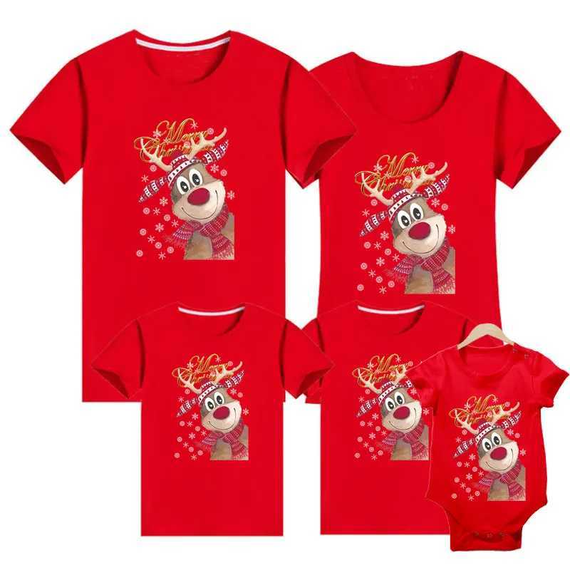 New Years clothing family appearance dad mom dad mom daughter son Christmas cotton sweater family matching clothing W241015