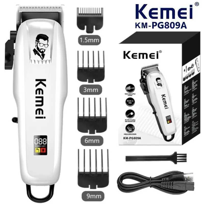 Kemei Professional Barber Rechargeable Barber Mens Barber Hair Clipper Hair Clipper Accessories Hair Clipper W241017