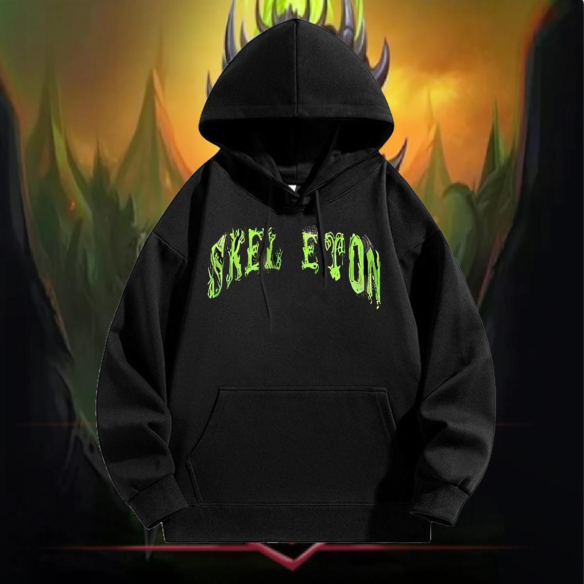 New Arrival Hoodie Hooded Collar Breathable Cool Design Men Clothes Hoodie Outdoor Wear Anime Print Thick Plush