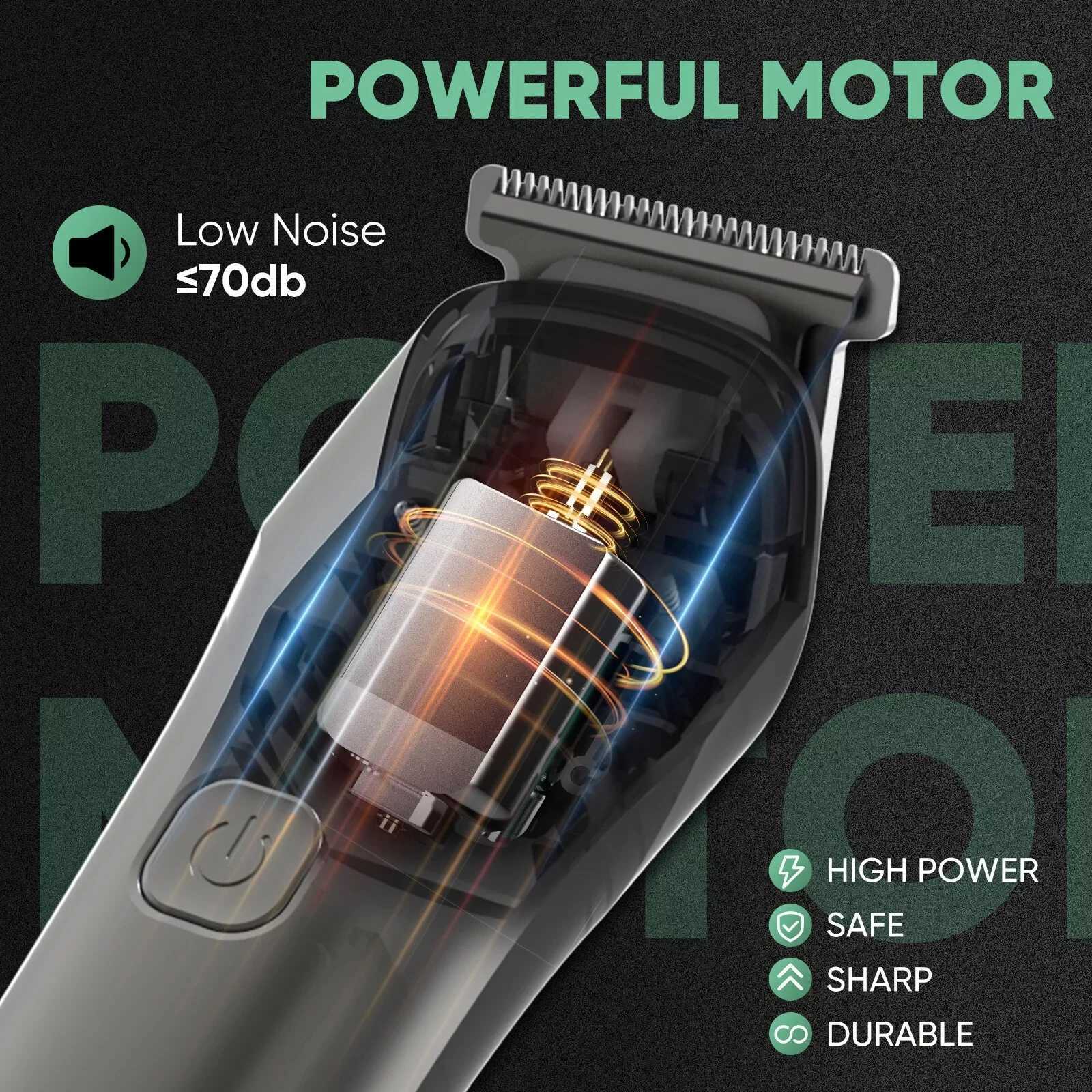 Sejoy Mens Professional Hair Clipper Electric Shaver Beard Trimmer Cordless W241017