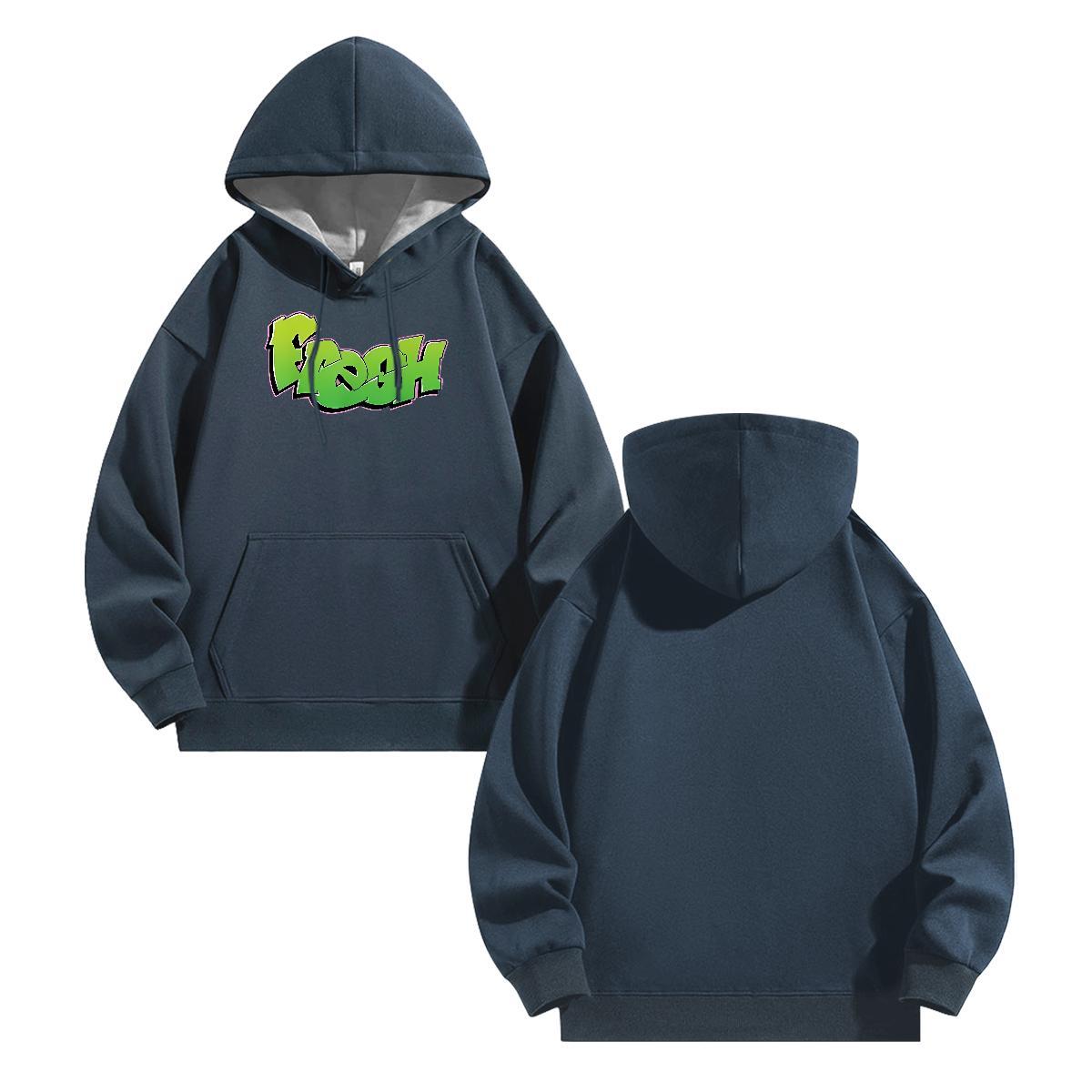 Classic Men Sweatshirt hoodie Hooded Collar Long Sleeve Unisex Men Clothes Hoodie DIY Anime Tops Y2K Velvet Thick