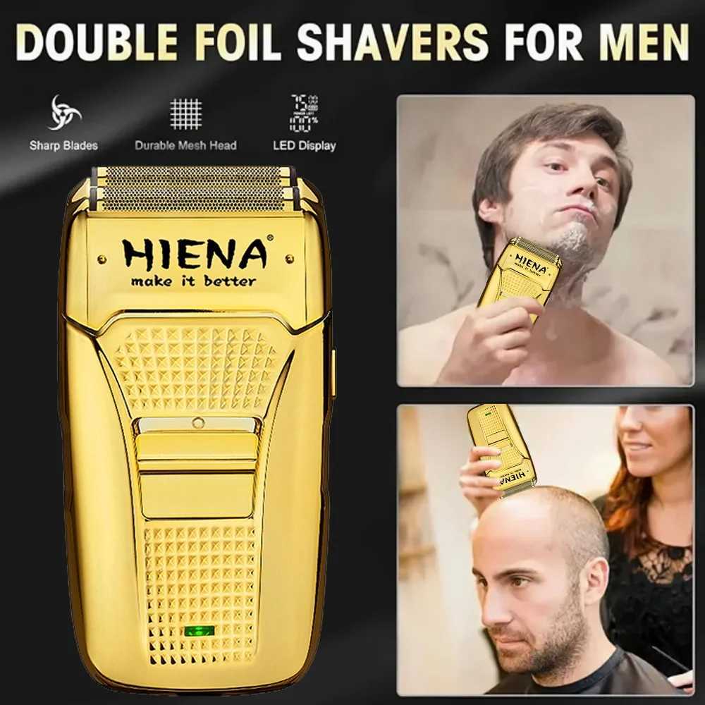 3-Piece Professional Mens Hair Clipper USB Charging Electric Beard Trimmer Hair Clipper Set W241017