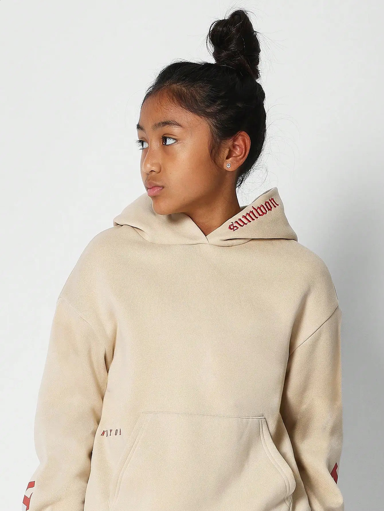 Fashion AutumnWinter Girly Top Hoodie with Large Graphic Print Comfortable Outdoor Sports Casual Street Wear Baby 241017