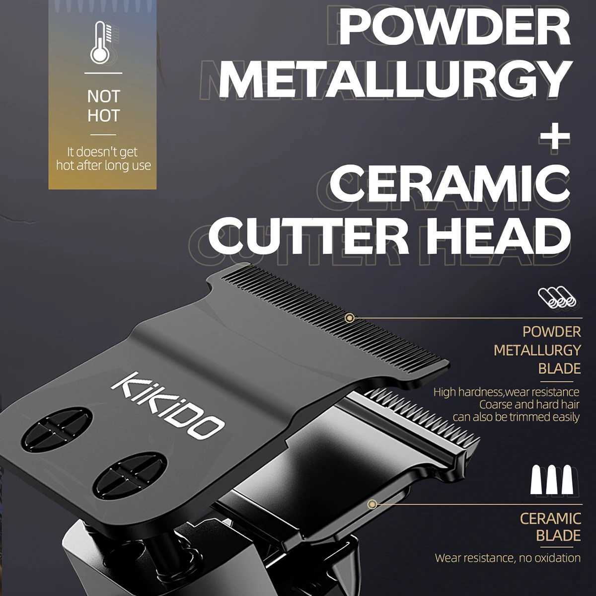 KIKIDO KK-315 Electric Hair Clipper Trimming Tool USB Charging Cordless Beard Trimmer W241017