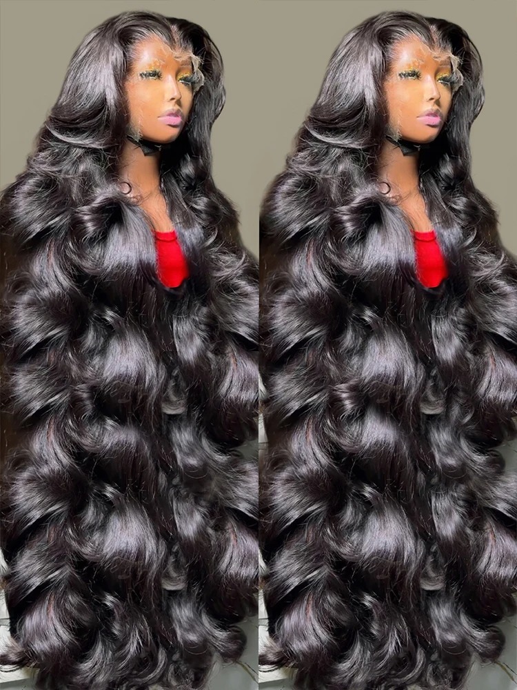 250 High Density Body Wave 13X6 HD Front Human Remy Hair 5X5 Glueless 13X4 Lace Frontal Wig Brazilian For Black Women