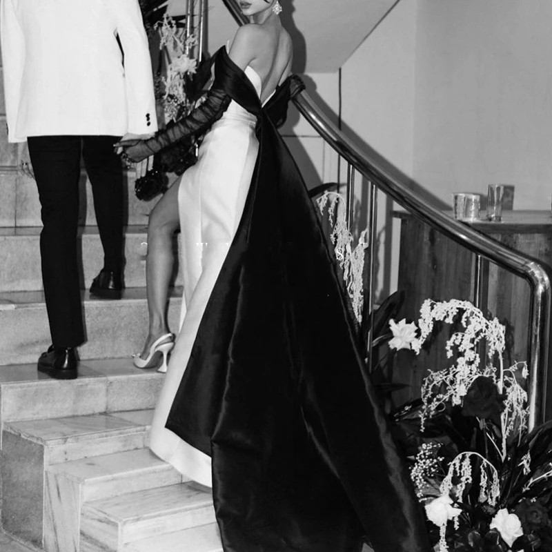 Saudi Modern Arabia Prom Dress Off The Shoulder Belt Mermaid Side Split Birthday Evening Dresses Banquet Party Gown Robe Soiree Vestidos De Fiesta es