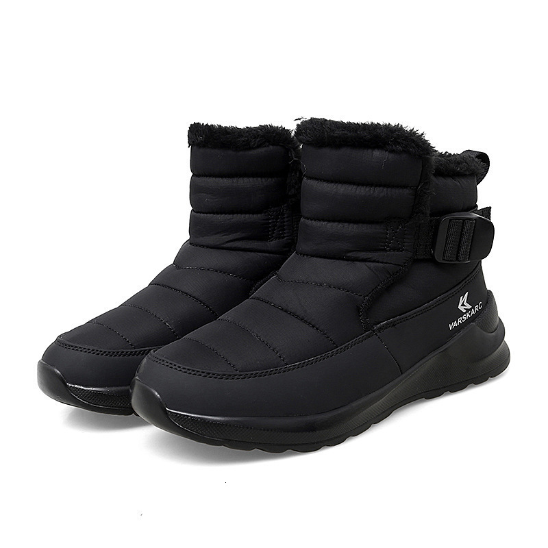 new midsole thick soled winter snow with fleece insulation short for women, cotton shoes, plus size Northeast women's boots