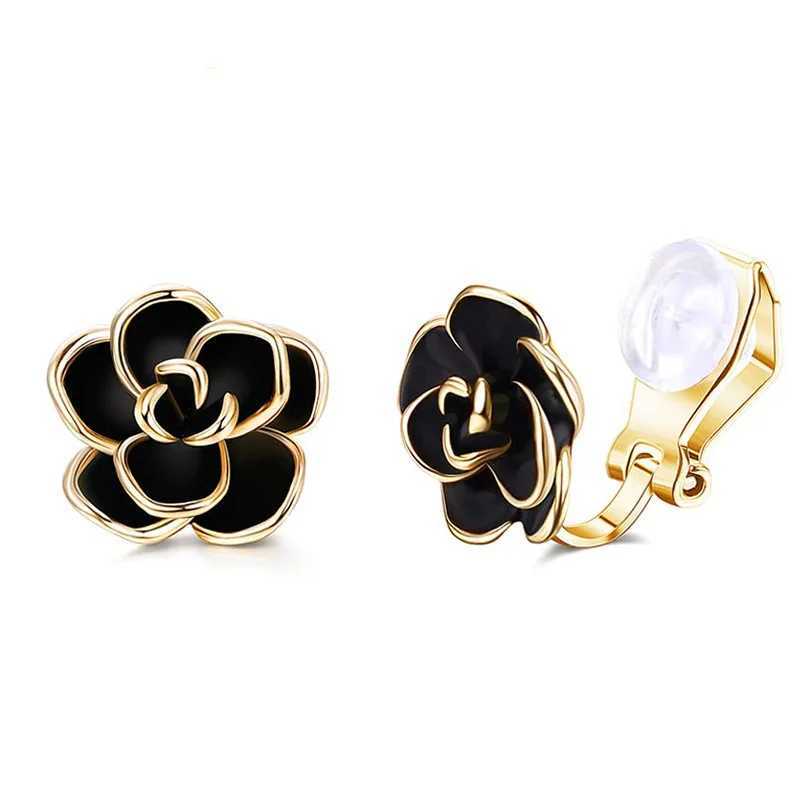 1 pair of pearl earring clips female unperforated earring clips earrings false perforations crystal earring cuffs fashionable gift W241017
