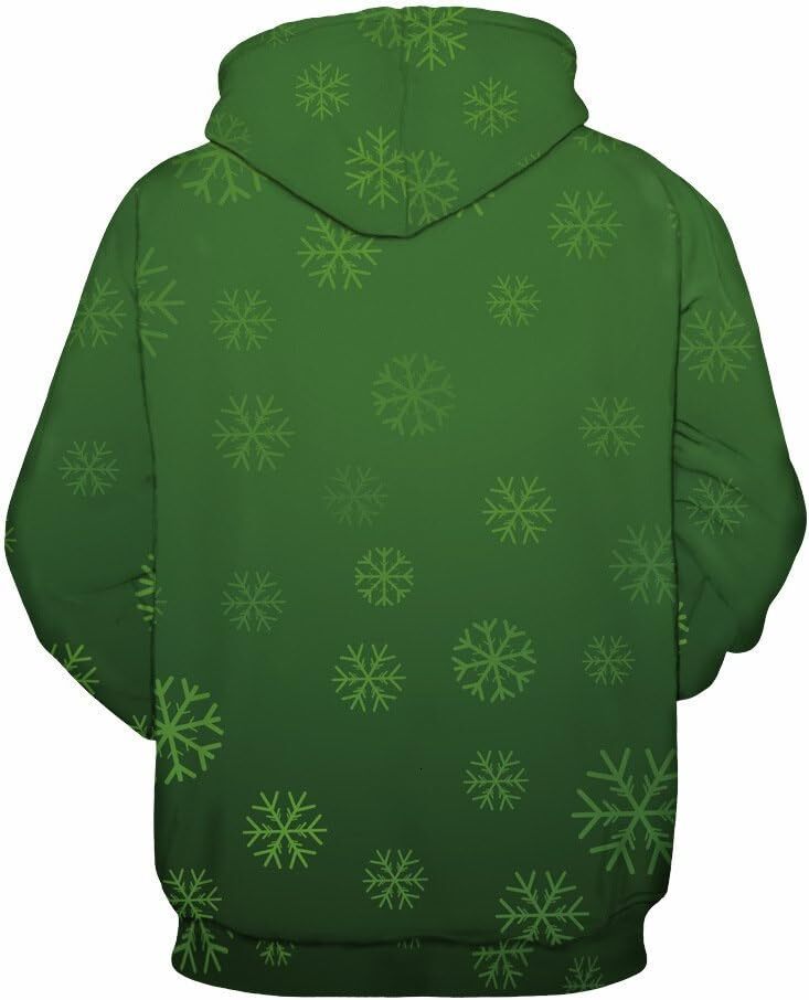Hoodie for Mens Womens Unisex 3D Printed Christmas Sweatshirts Crew Neck Long Sleeve Loose Top Xmas Pullover Graphic Hoodies sweatshirt Fashionable an