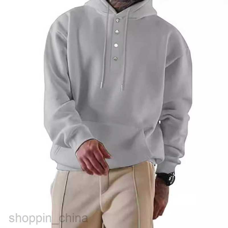Men's Hoodies Sweatshirts Fall/Winter Men's Long Sleeve Jacket Loose Casual Hoodie