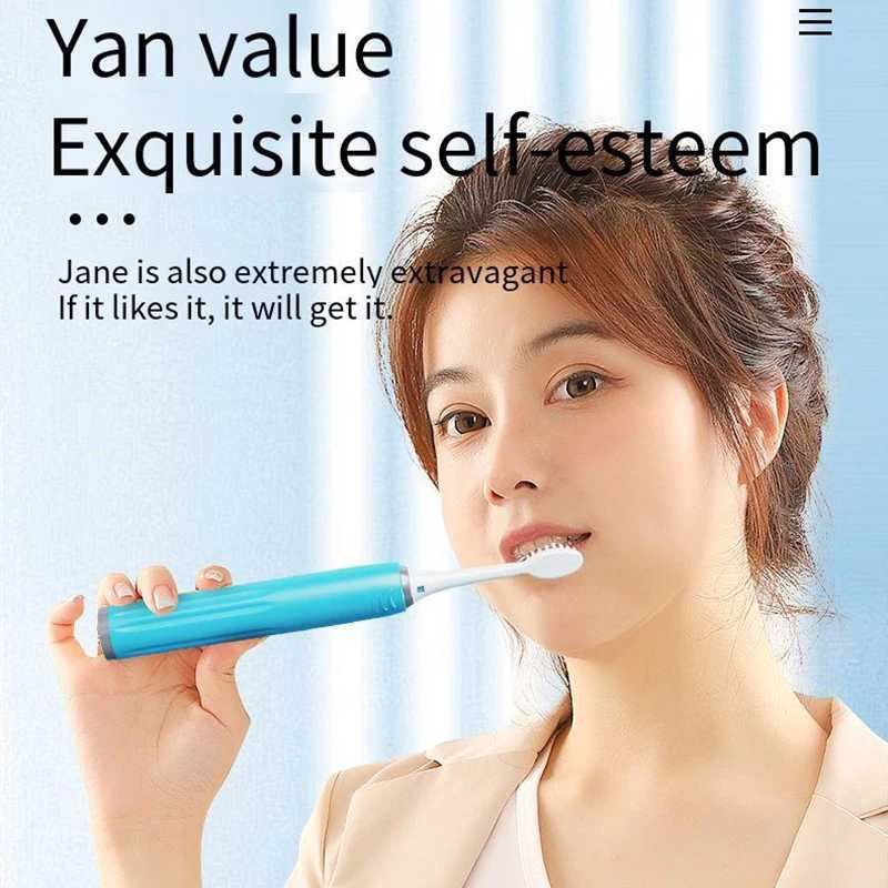 New Arrival Electric toothbrush with strong ultrasonic protection for gums USB charging washable teeth electronic whitening adult brush G241017