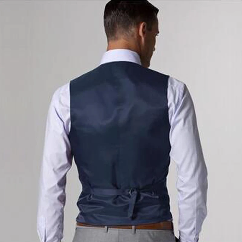 Gray Formal Mens Suits For Business 3 Piece Formal Wedding Groomsmen Tuxedo Male Fashion Set Jacket Pants Vest Smoking Costume