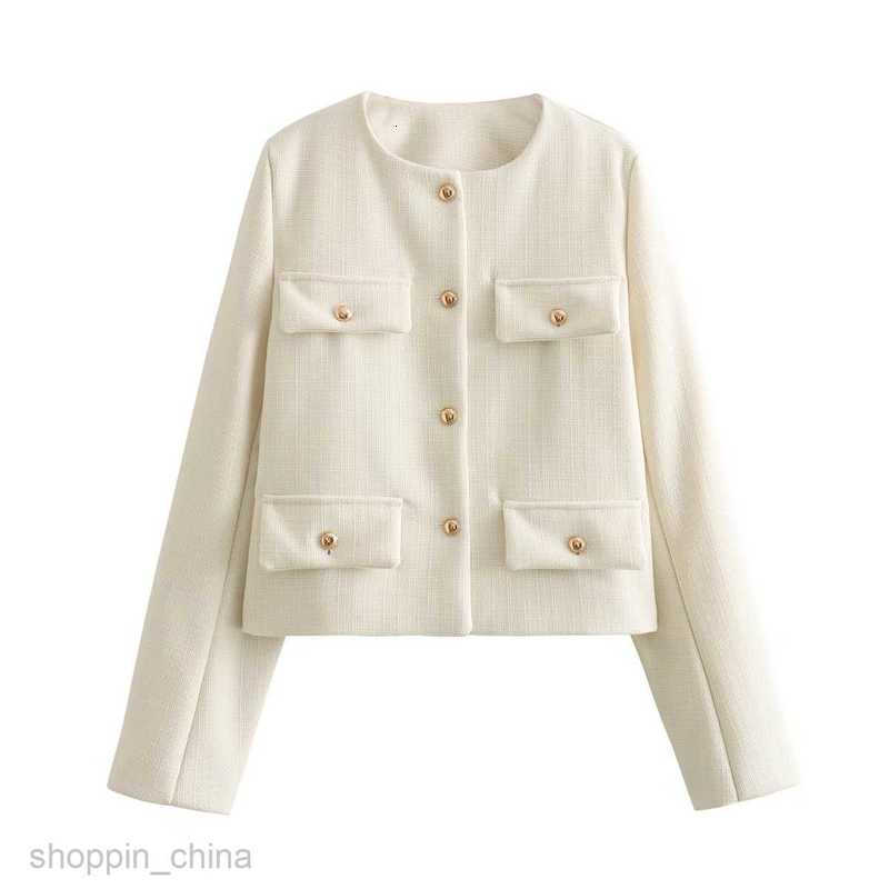 Women Jackets Coats Autumn and Winter New Women's Wear Style Fashion Button Decoration Short Suit Coat
