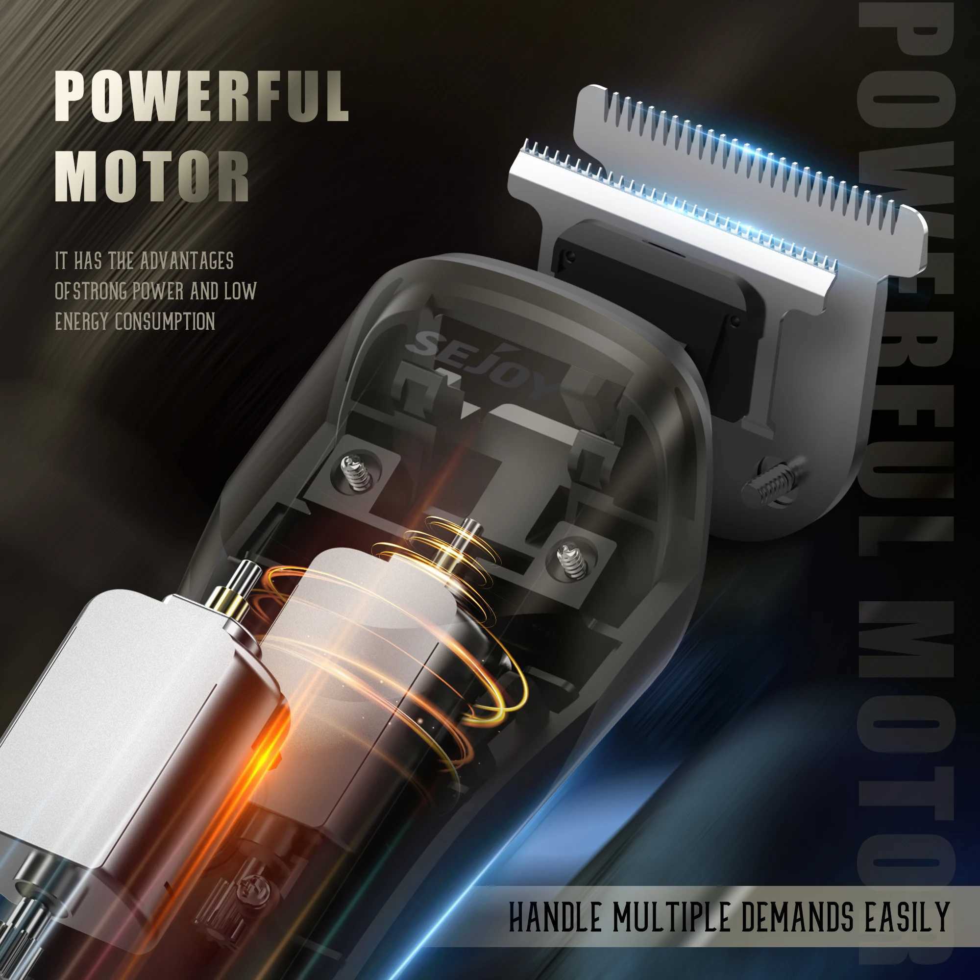 Joy professional mens electric hair clipper beard trimmer hair clipper cordless mens electric hair clipper shaving machine trimmer W241017