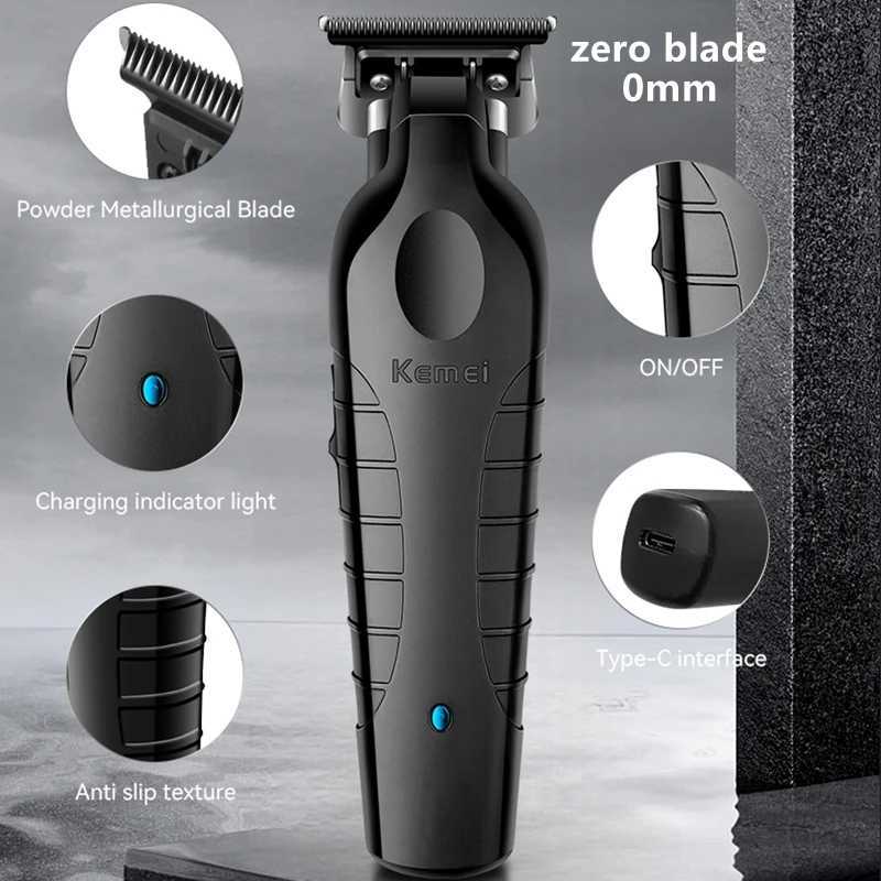 Original Kemei professional electric barber mens barber beard barber cordless barber charging 0mm W241017