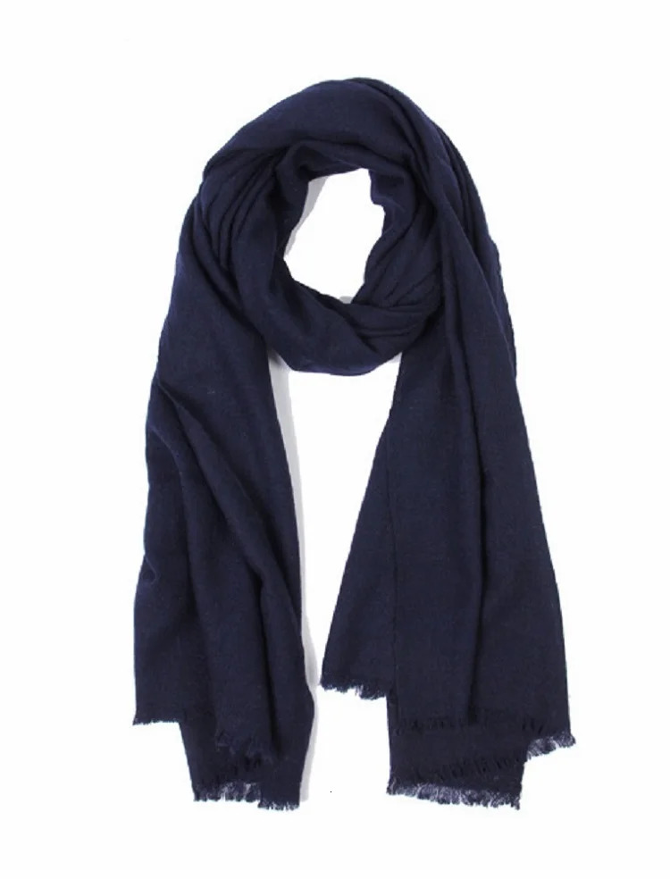 Womens and mens wool acrylic solid scarves 241009