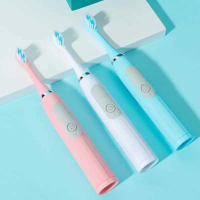 New Arrival Adult electric toothbrush battery powered electric toothbrush with replacement brush head suitable for family dormitories G241017