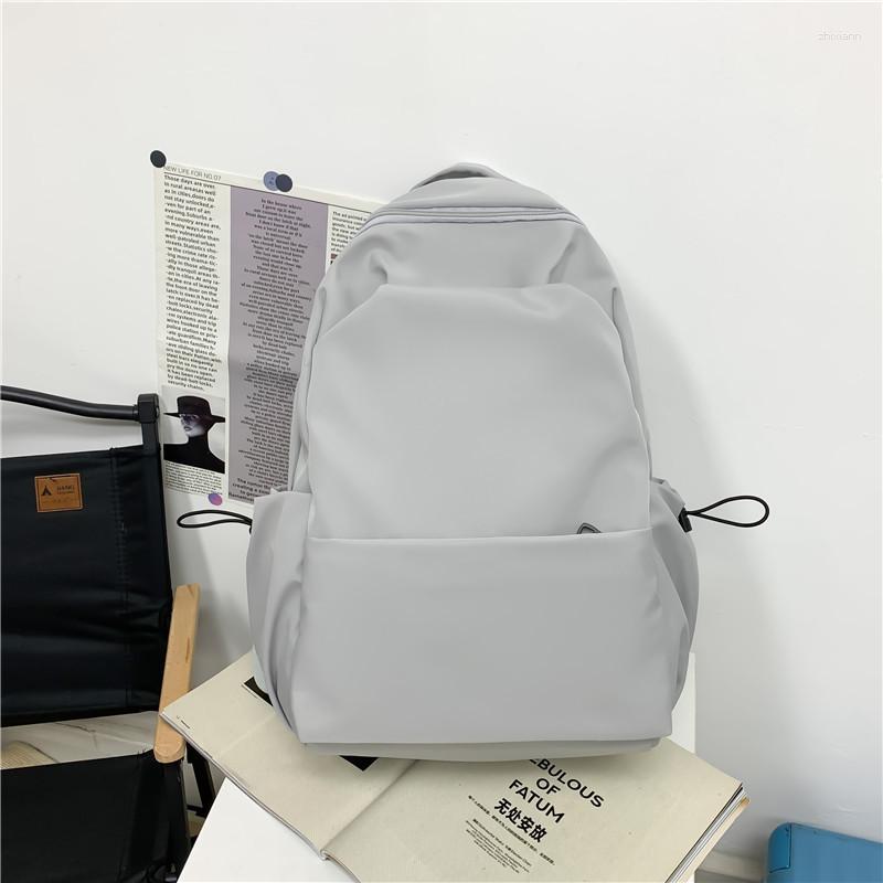 Fashion designer 2025S new model School Bags Large Capacity Simple Fashionable Backpack Men s Senior High College Students Bag Water