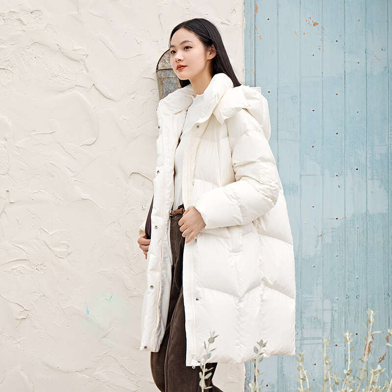 Semir Down Jacket Women Long 2023 Winter New Waterproof Coat