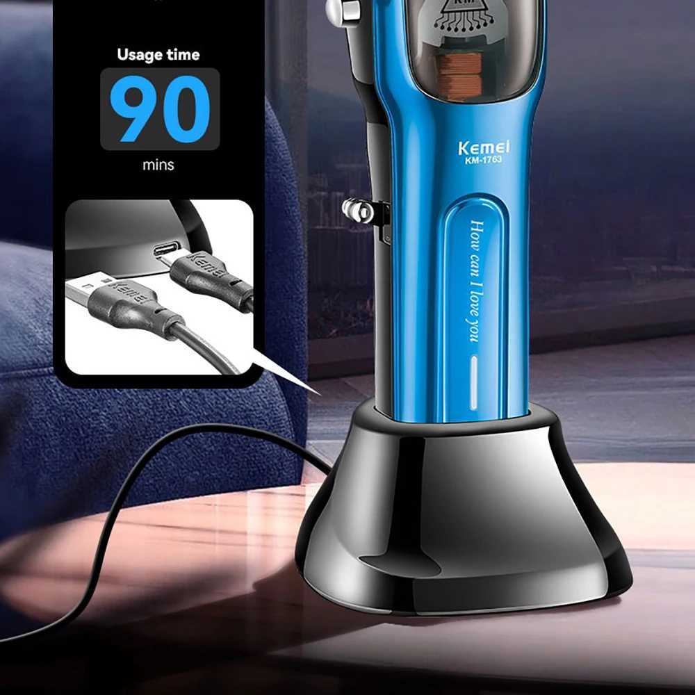 Kemei Professional Barber Hairdresser Cordless Trimmer Electric Hair Clipper Power 9000RPM 10W W241017