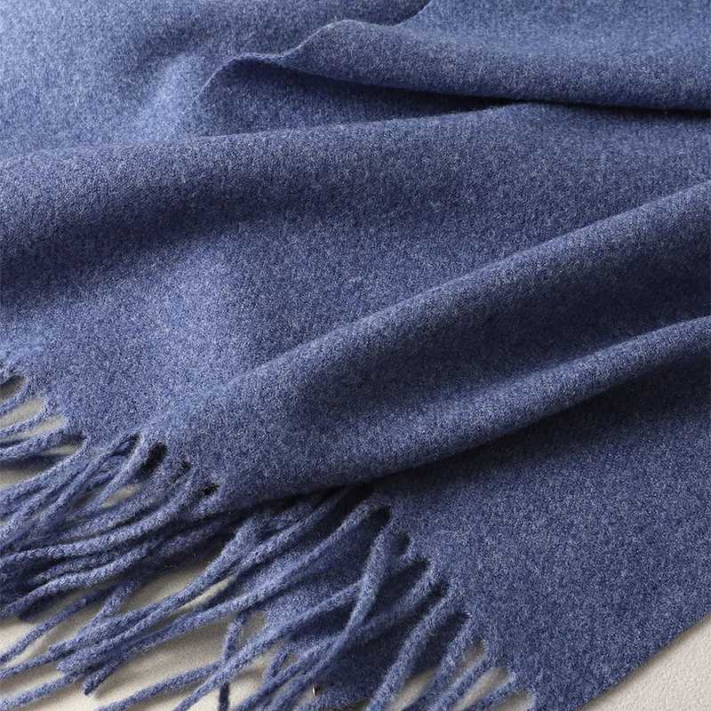 New 62 color winter scarf suitable for warm and cozy cashmere scarves headscarves solid color womens shawl bags Fem Pashmina Bandana scarves X2410171