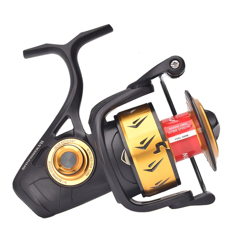 Baitcasting Reels PENN SSVII Fishing reel 75008500950010500 Corrosion protection Seawater spinning wheel Max 13kg 4.7 14.2 1 Sea Spinning Reel 241010 