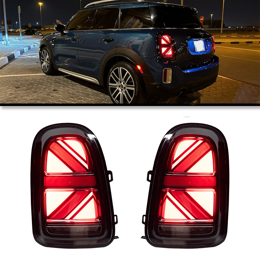Car Lights for MINI Cooper Countryman 20 17-20 20 F60 Rear Lamp Turn Signal Taillight Brake Reverse Lights