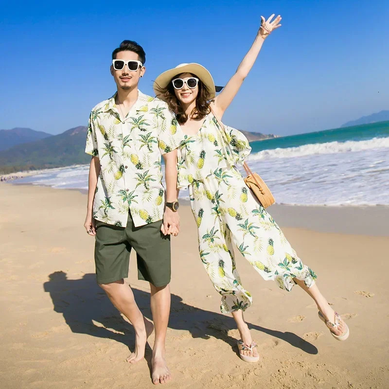 Summer Vacations Family Outfit Woman Jumpsuit Beach Matching Clothing Sets Mom and Daughter Overalls Pants 241017