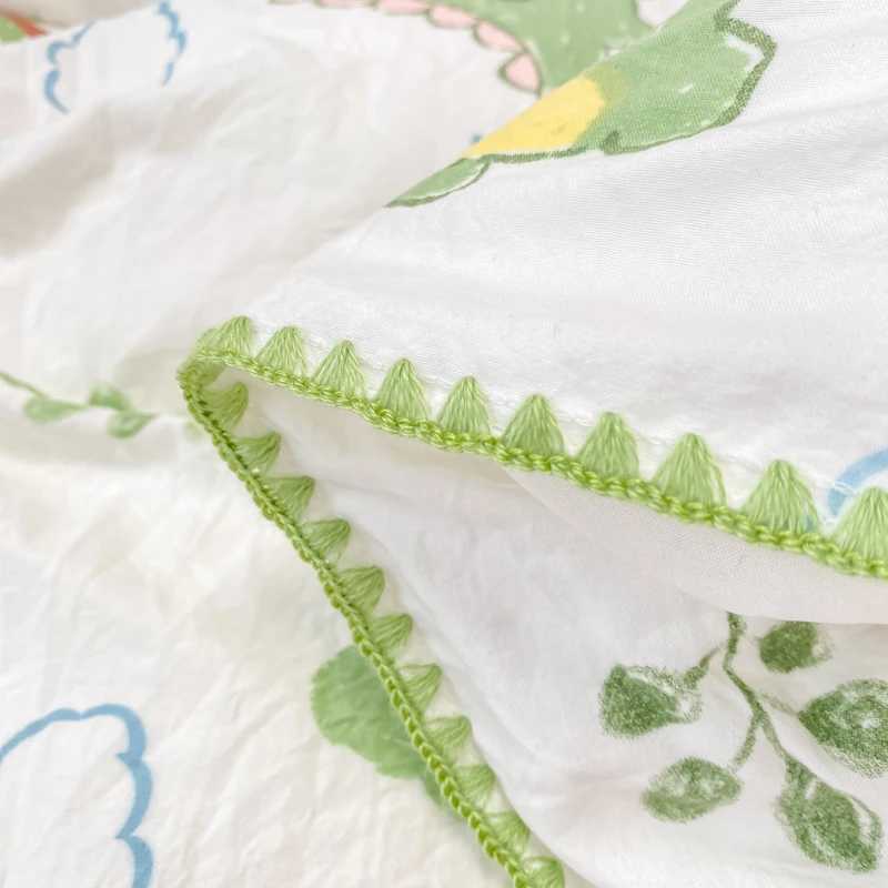 Cartoon Dinosaur Bedding Set Bed Flat sheet Pillowcase Twin Full Queen Princess Style Bed Linen Kids Girls Duvet Cover No FillerXJ241015
