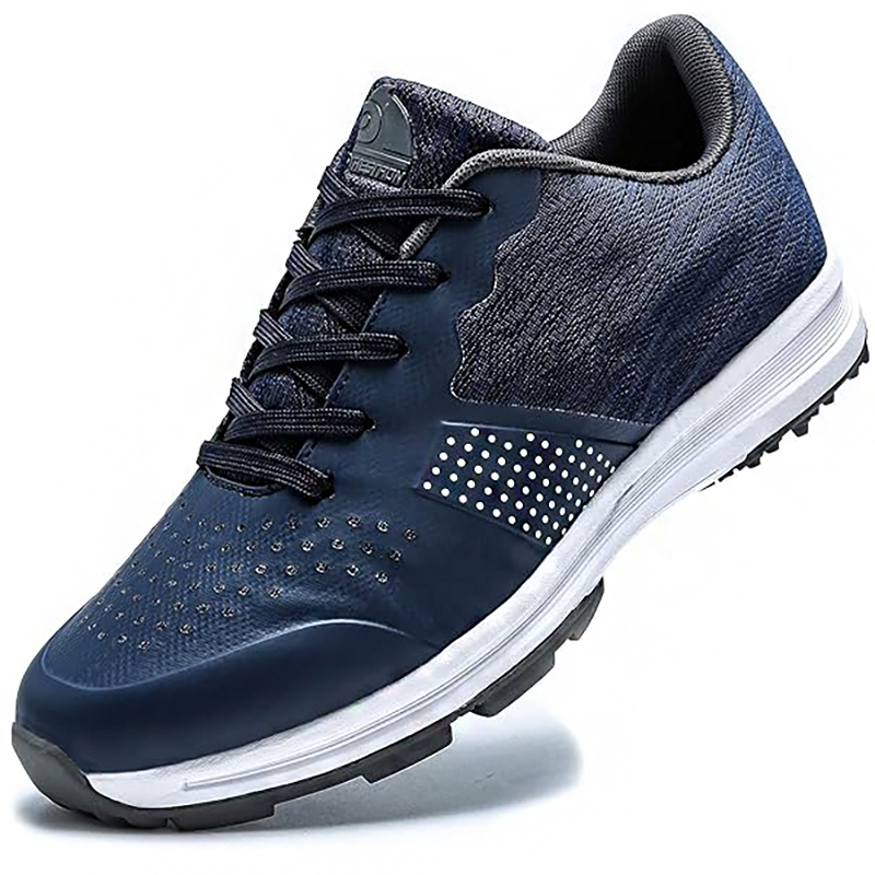 Waterproof Mens Walking Sneakers Training Sports Shoes Spikeless Outdoor Anti Slip Athletic Golf Caddie Ddmythur