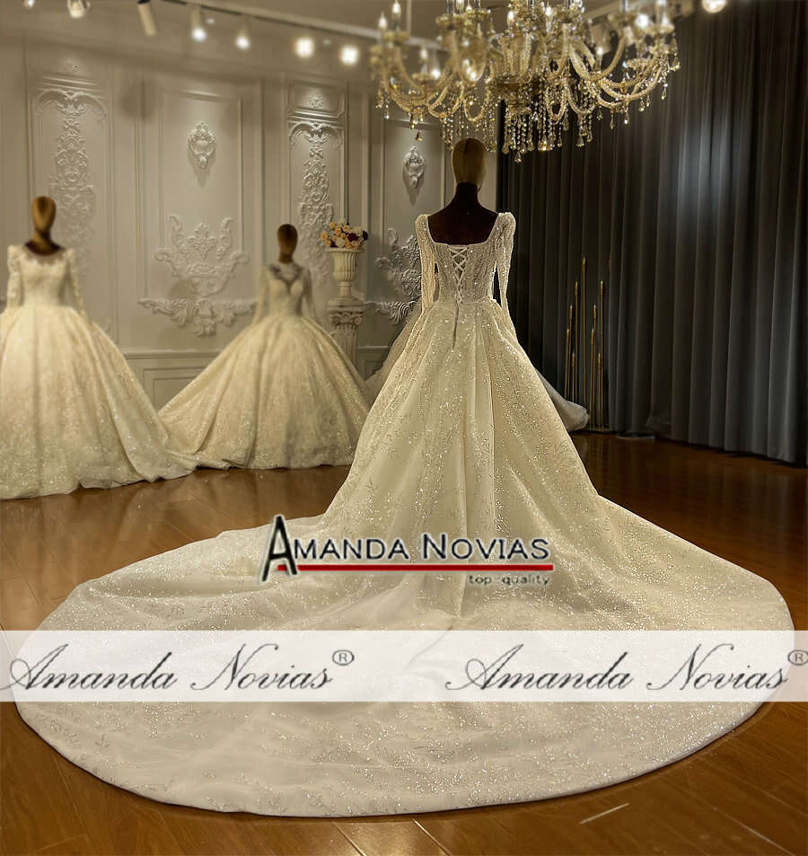 Detachable Skirt Crystal Mermaid 2 in 1 Wedding Dress