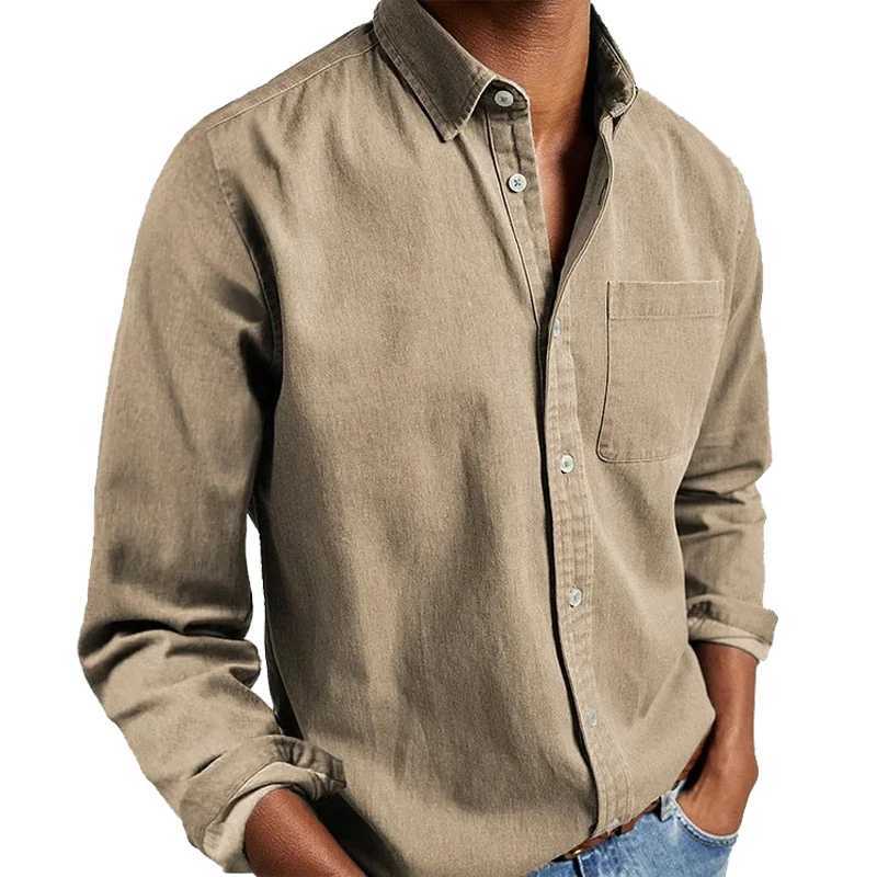Mens Shirts Social Formal Shirt Long Sleeve Dress Shirts Tops Man Casual White Shirt Blouses Fashion Elegant Shirts Man Clothing LX241017