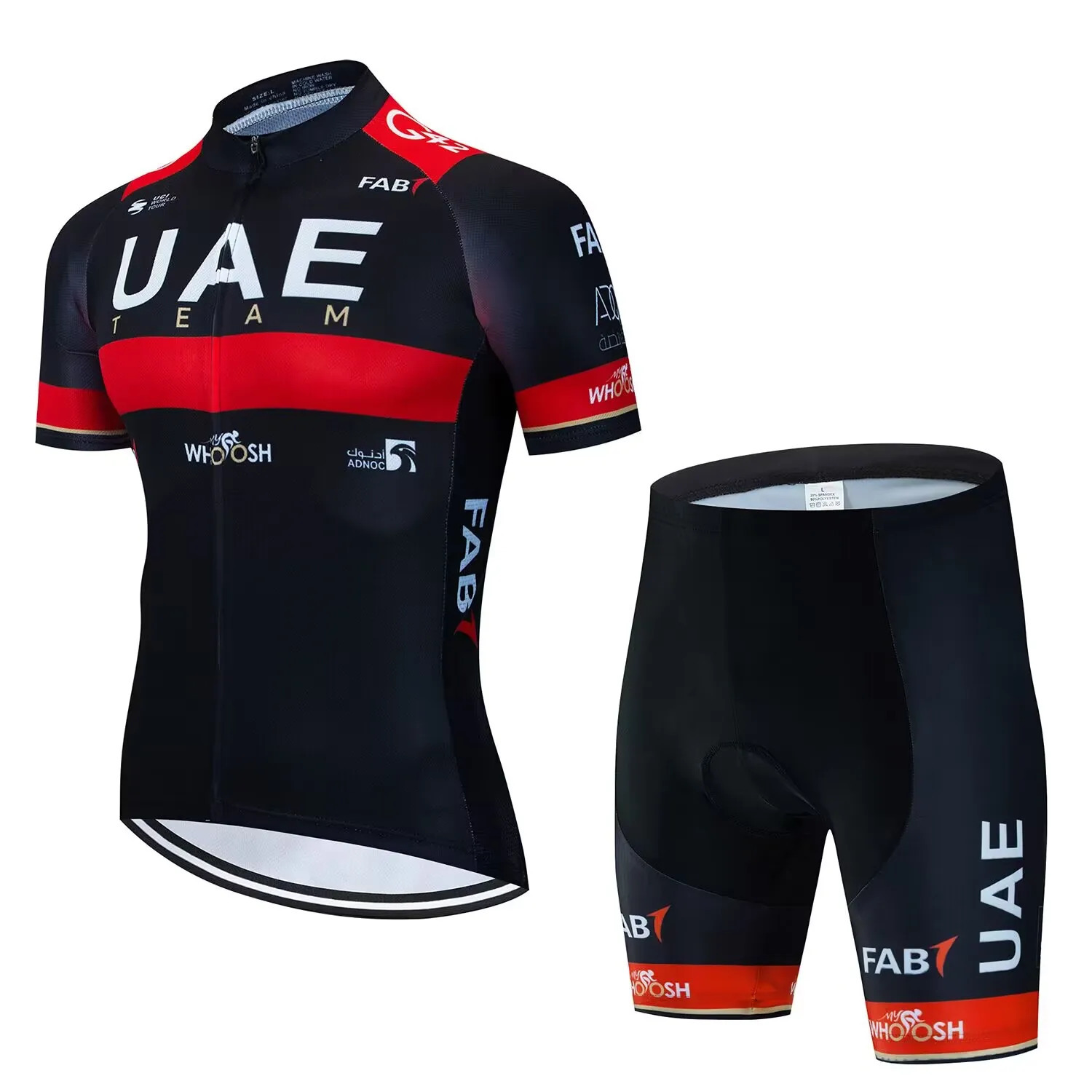 UAE Summer Bicycle Shirt Set Breathable Clothing MTB Hoodies Racing Sportswear 241007