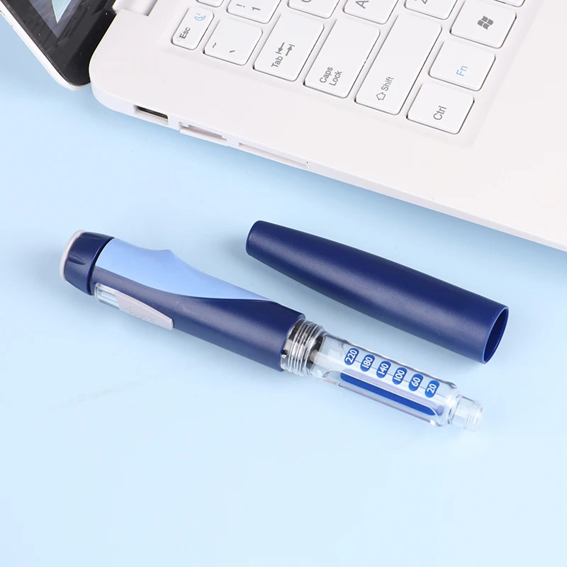 1 Portable Classics Lilly Lancing Pen Syringe Insulin Lancet For l Humulin Humalog Diabetic Injection Diabetes Convenient 241007