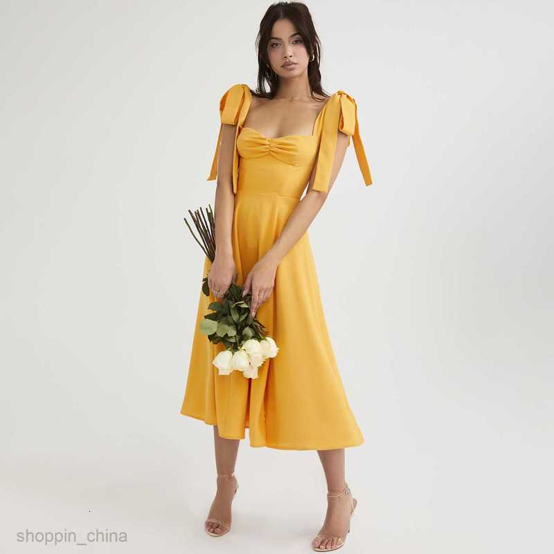 Basic Casual Women Dresses Strap dress, vacation dress, backless sexy chiffon long dress, big skirt