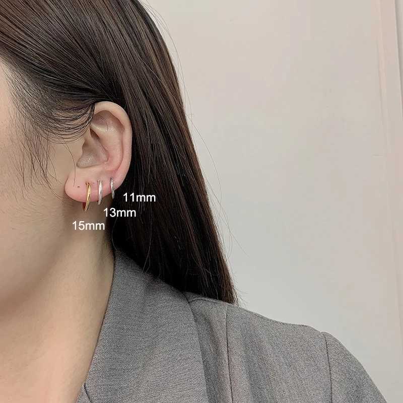 1 pair of earrings cuffs fake hoop earrings mens diamond free earrings clip on earrings womens earrings 2023 non perforated earrings W241017