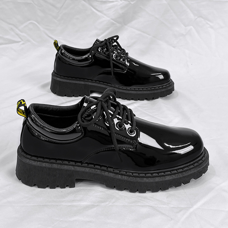 White Lace-Up Sneakers: New 2024 Women's Casual Board Shoes with Thick Soles