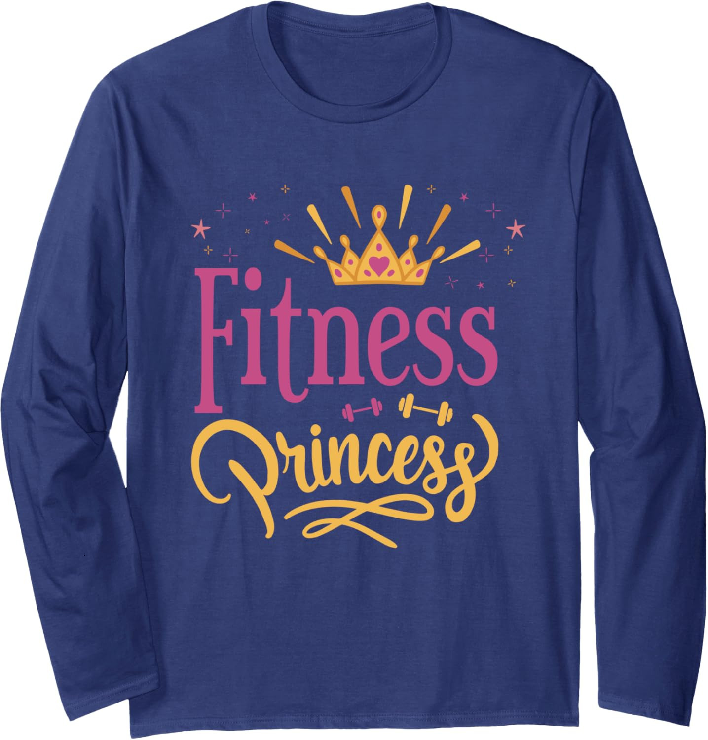 Long Sleeve Shirts for Men sweatshirt Cute Fitness Princess Girl's With Crown Workout Bodybuilding Long Sleeve Streetwear Casual tops clothes