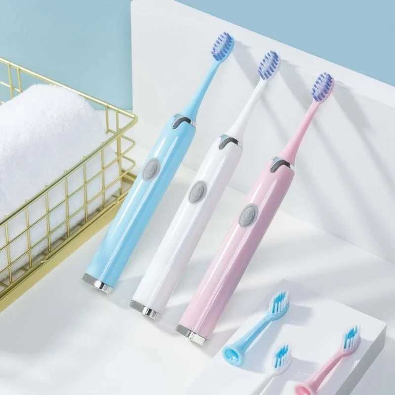 New Arrival Electric toothbrush IPX7 waterproof sonic toothbrush DuPont soft bristle adult large button vibration smart toothbrush G241017