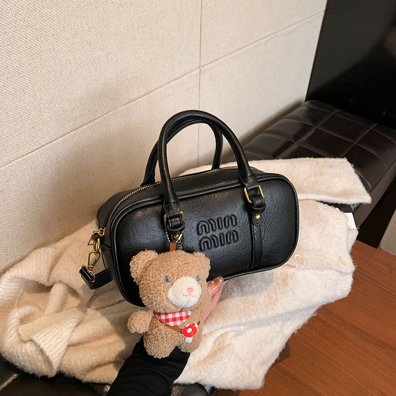 Designer bag autumn/winter new lychee pattern diagonal cross single shoulder zipper women's handbag