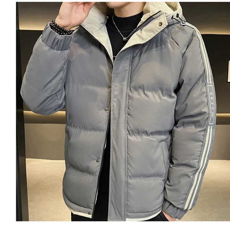 Winter Down Cotton Jacket Men Thickened Puffer Jackets 2024 Oversized Padded Jacket Man Warm Hooded Coats Clothes Ropa De Hombre X241017