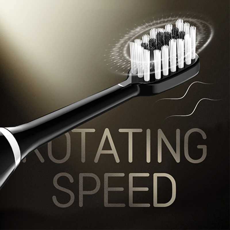Portable Soundwave Electric Toothbrush Waterproof Battery Type Adult Soft Hair Whitening Toothbrush for Home Use M241017