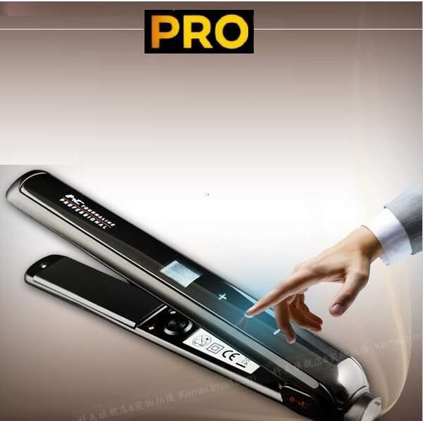 450F Touch-Screen Flat Iron Hair Straightener Professional Fast Electric Straightening Ceramic Titanium Plate Styg Tools
