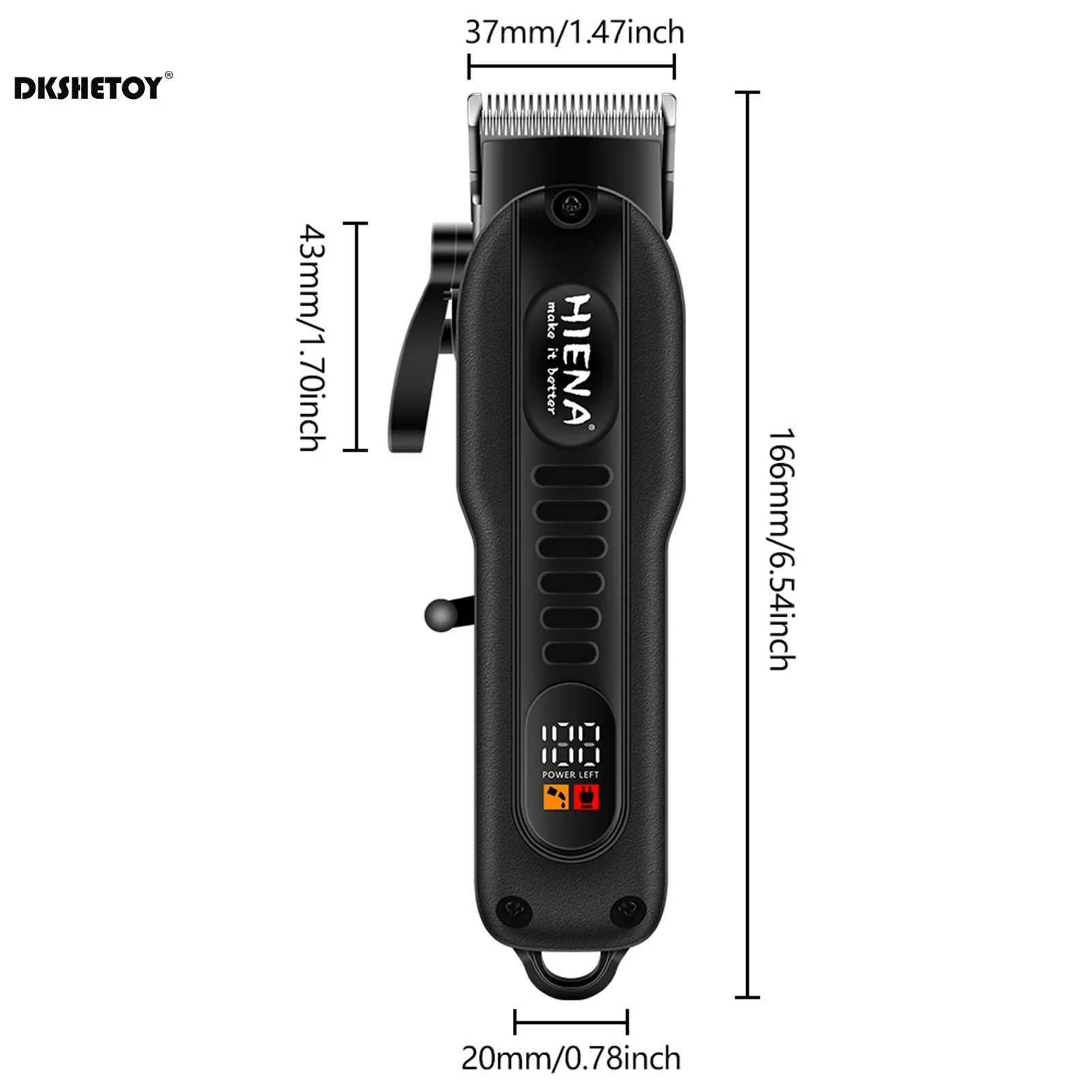 HIENA Professional Hair Clipper HYN-222 Low Noise Electric Hair Clipper Suitable for Wet and Dry Hair Trimming W241017