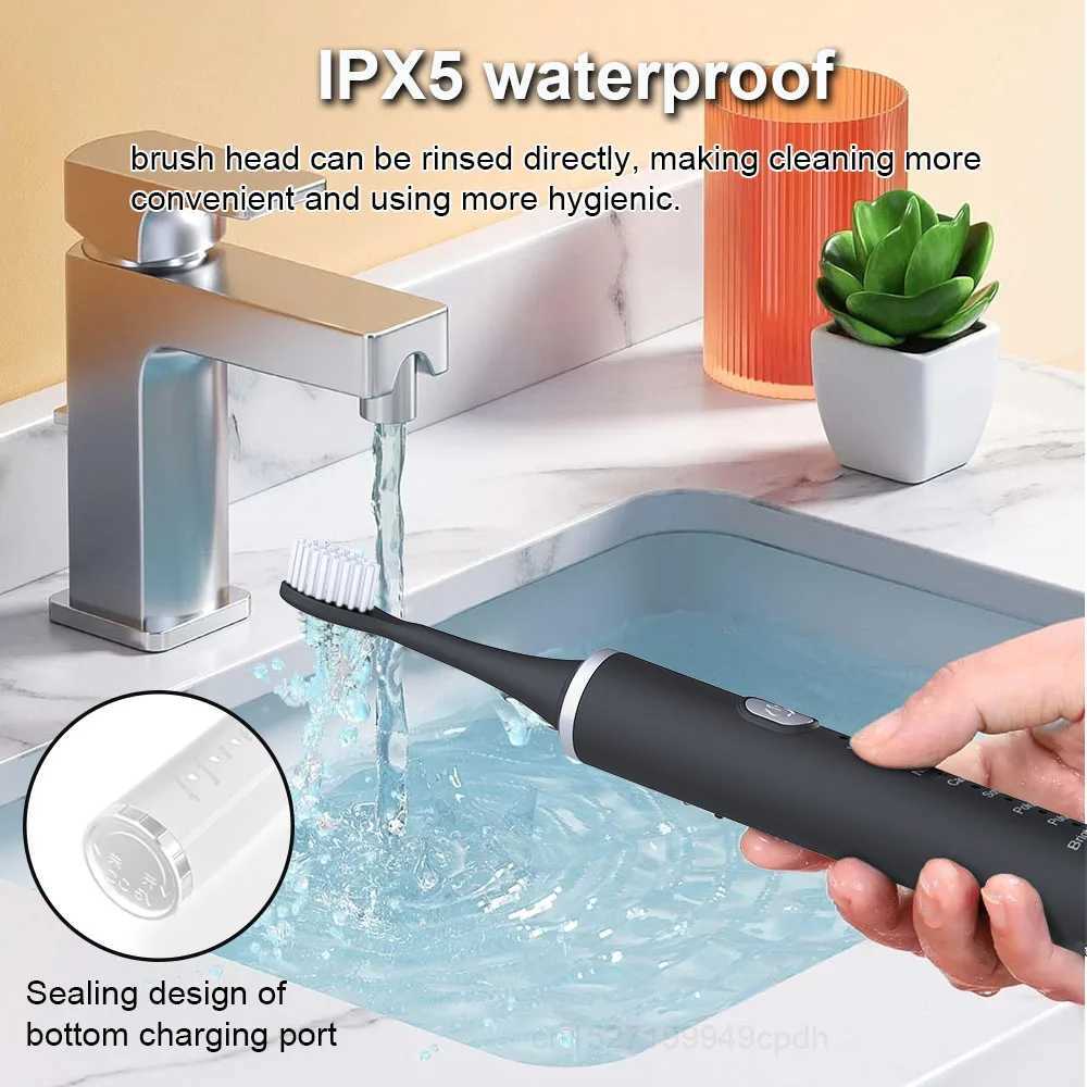 New Arrival Electric toothbrush rechargeable sonic toothbrush high vibration teeth whitening teeth cleaning electric toothbrush G241017